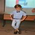 حضور کودک 7 ساله مدل لباس در کارگاه اصول خوش پوشی